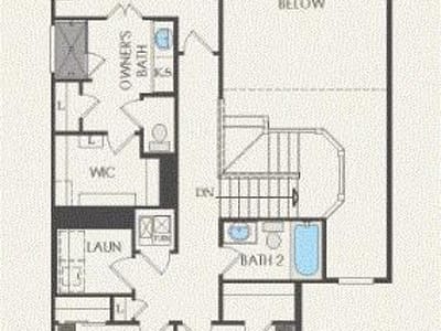 Living area at 1704 Spring Mountain Cv - 4 bed 3 bath home