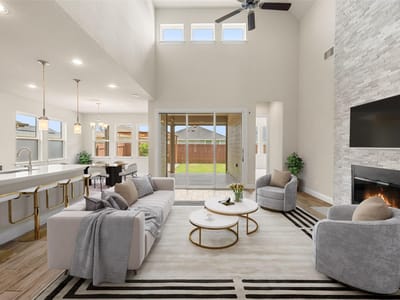 Living area at 17233 Borromeo Ave - 5 bed 4 bath home
