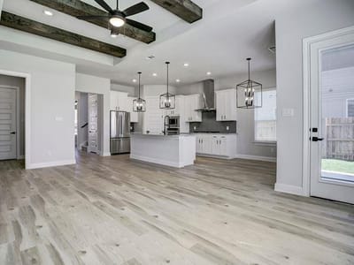 Primary bedroom at 17309 Howdy Way - 3 bed 2 bath home