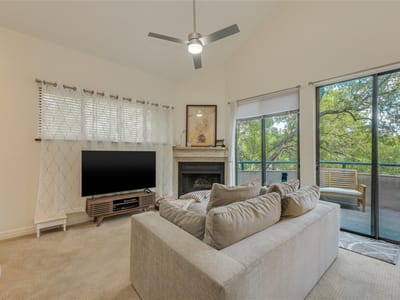 Primary bedroom at 1735 Spyglass DR Unit #112 - 2 bed 2 bath home