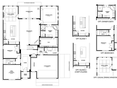 Living area at 1740 Scenic Heights LN - 4 bed 3 bath home