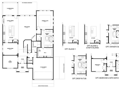 Living area at 1804 Scenic Heights LN - 4 bed 3 bath home