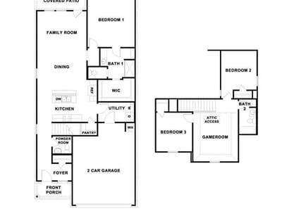 Kitchen at 19101  Romano Dr - 3 bed 2 bath home