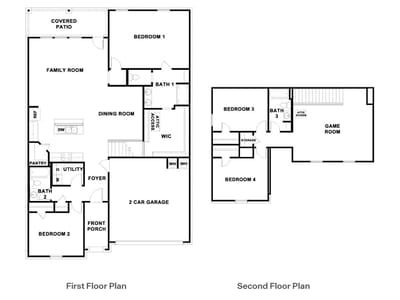 Living area at 1920 Lazy Acres St - 4 bed 3 bath home
