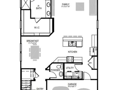 Living area at 200 Hornet ST - 4 bed 2 bath home