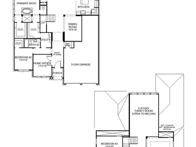 Living area at 200 Sheepdog Dr - 5 bed 4 bath home