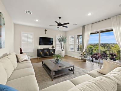 Living area at 2000 Mazarro Dr Unit #25 - 3 bed 3 bath home
