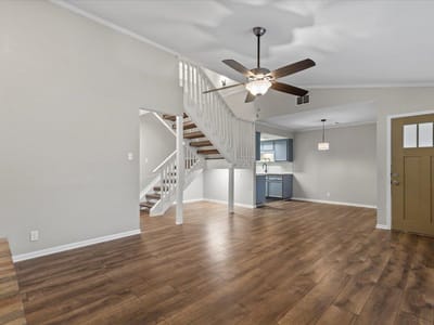 Living area at 201 E Noton St Unit #104 - 2 bed 2 bath home