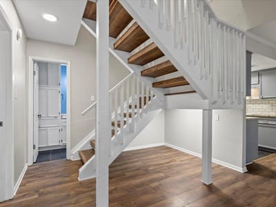 Primary bedroom at 201 E Noton St Unit #104 - 2 bed 2 bath home