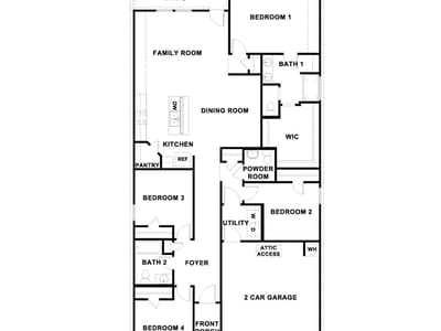 Kitchen at 20421  Tuberville Ln - 4 bed 2 bath home