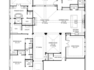 Living area at 205 Oswalt Way - 4 bed 3 bath home