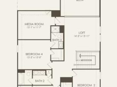 Primary bedroom at 205 Singing Dove WAY - 4 bed 3 bath home