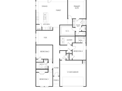 Living area at 205 Skyview farms Ln - 4 bed 3 bath home