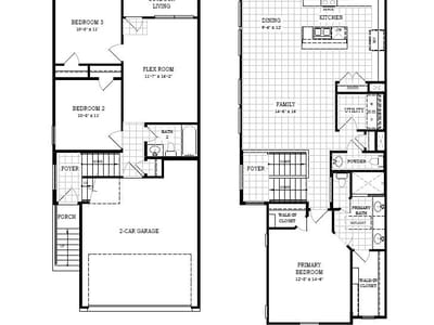 Living area at 207 Flora Springs Cv - 3 bed 2 bath home