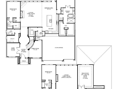 Living area at 208 Oswalt Way - 5 bed 5 bath home