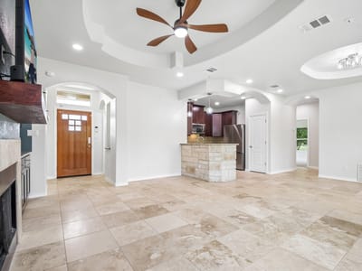 Living area at 20800 Ridgeview Rd - 3 bed 2 bath home