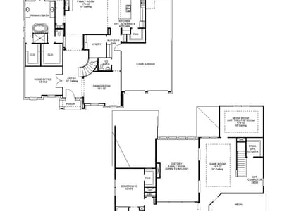 Living area at 213 Jates Field BND - 5 bed 4 bath home