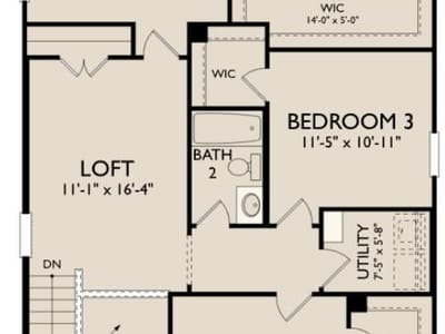 Primary bedroom at 213 Leeland DR - 4 bed 3 bath home