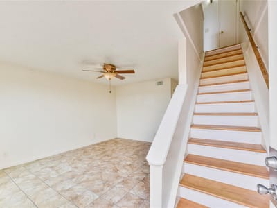 Living area at 21459 Coyote Trl Unit #B2 - 2 bed 1 bath home