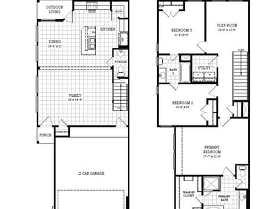 Living area at 215 Flora Springs Cv - 3 bed 2 bath home