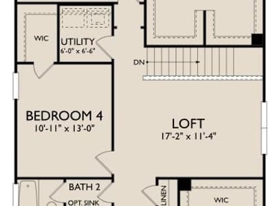 Primary bedroom at 217 Leeland DR - 4 bed 2 bath home