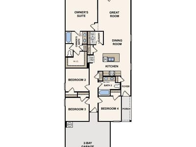 Living area at 222 Bendecido Loop - 4 bed 2 bath home