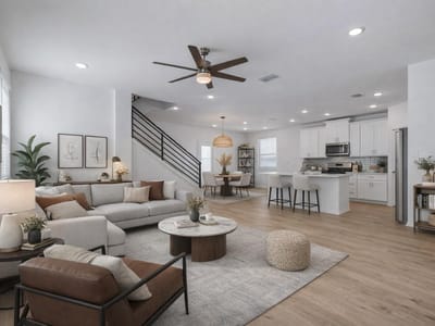 Living area at 223 Rieber RD - 4 bed 2 bath home