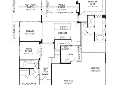 Living area at 2232 Crimson Sunset Dr - 5 bed 4 bath home