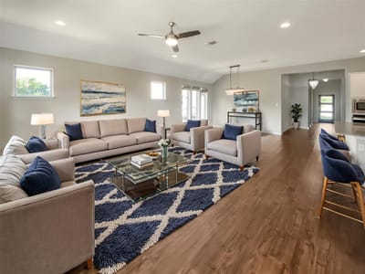 Living area at 22621 Fountaingrass LN - 4 bed 2 bath home