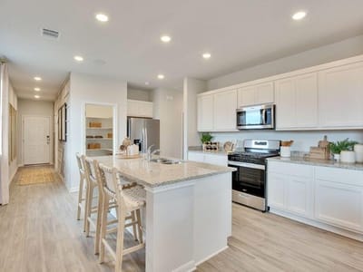 Primary bedroom at 228 Bendecido Loop - 3 bed 2 bath home