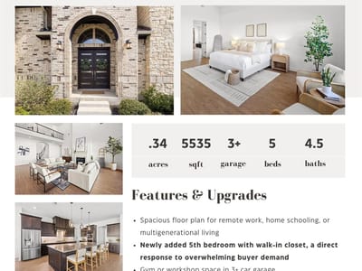 Primary bedroom at 2324 Bel Paese BND - 5 bed 4 bath home