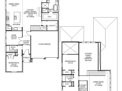 Primary bedroom at 233 Wild Lily Trl - 4 bed 3 bath home