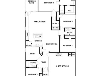 Primary bedroom at 236 Southridge Trl - 4 bed 3 bath home