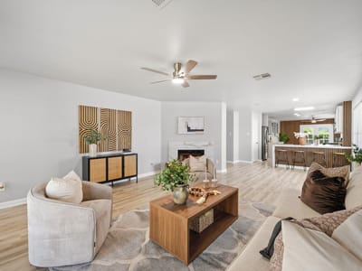 Living area at 2511 Claudia DR - 3 bed 2 bath home