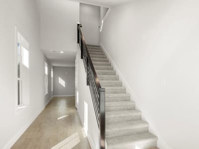 Primary bedroom at 2605 Sam Bass RD Unit #104 - 3 bed 2 bath home