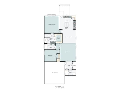 Living area at 2605 Sam Bass Rd Unit #106 - 2 bed 2 bath home