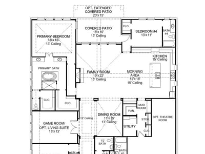 Primary bedroom at 261 Jates Field Bnd - 4 bed 4 bath home