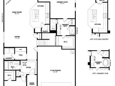 Living area at 270 Mustang Bnd - 5 bed 3 bath home