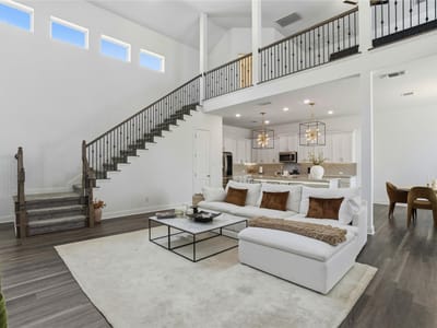 Living area at 2804 Stone Branch DR - 4 bed 3 bath home