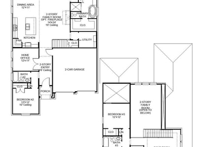 Living area at 304 Royal Fern Rd - 4 bed 3 bath home