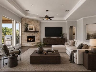 Primary bedroom at 316 Bold Sundown - 5 bed 4 bath home