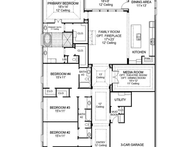 Living area at 325  Royal Fern Rd - 4 bed 3 bath home