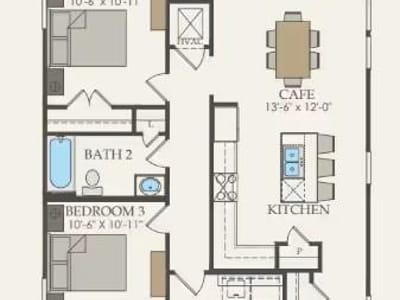 Primary bedroom at 329 Sullivan Way - 3 bed 2 bath home