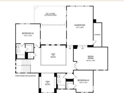 Kitchen at 366 Crosswater Ln - 5 bed 5 bath home