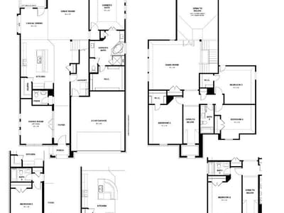 Primary bedroom at 3809 Constance Way - 5 bed 4 bath home