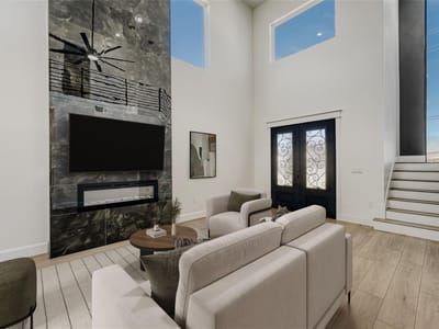 Living area at 406 E Carrie Manor St - 4 bed 2 bath home