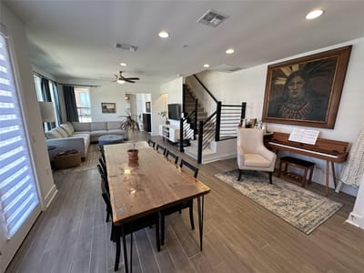 Primary bedroom at 4412 Tilley ST Unit #E - 3 bed 2 bath home