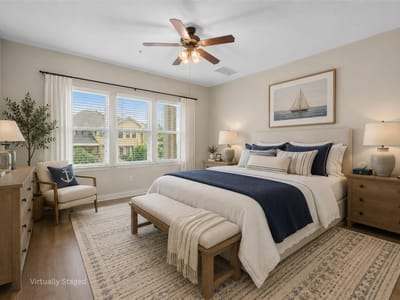 Primary bedroom at 4416 Berkman Dr Unit #B - 3 bed 2 bath home