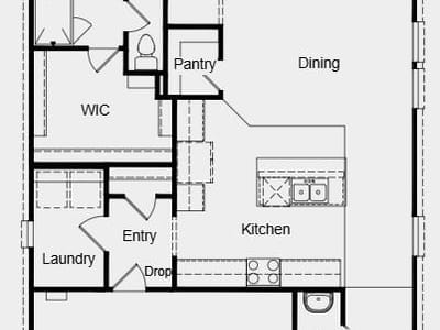 Kitchen at 456 Breccia TRL - 4 bed 2 bath home