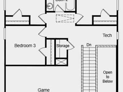 Primary bedroom at 456 Breccia TRL - 4 bed 2 bath home